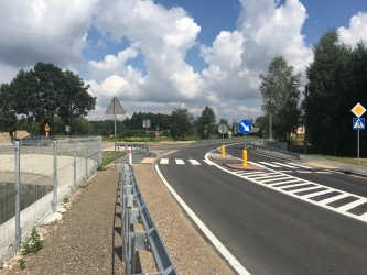 Droga wojewódzka w msc.Słowki Nowe