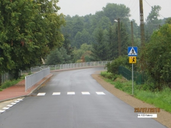 Droga powiatowa w Baranowie