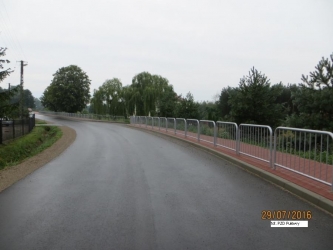 Droga powiatowa w Baranowie